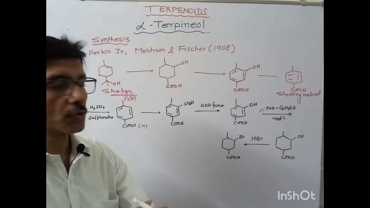 Terpenoids: Strategy do the synthesis of α-Terpineol