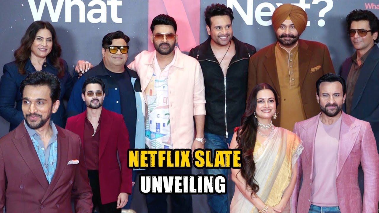 Netflix Slate 2026 Unveiling: Saif Ali Khan, Bhuvan Bam, Kapil Sharma, Navjot Singh Sidhu & others