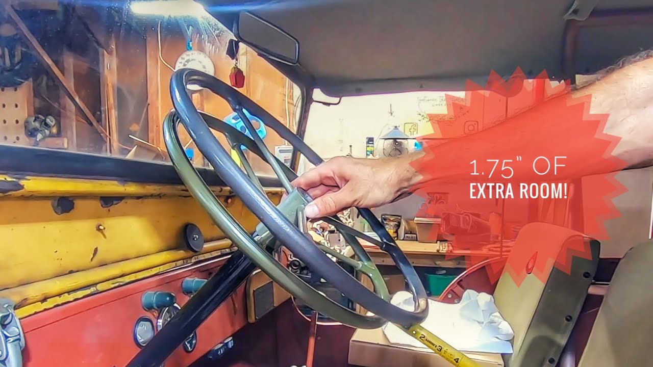 Willys Jeep: как сделать руль меньшего диаметра