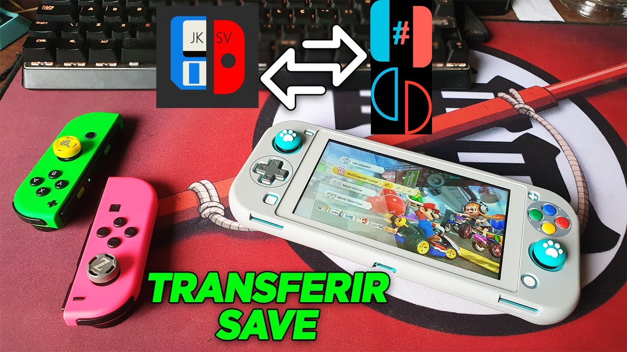 Como Transferir Save Nintendo Switch Desbloqueado Para PC e Visse Versa - Backup / Yuzu / Ryujinx
