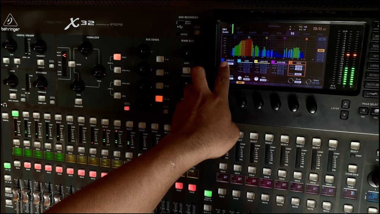Tips  de Ecualizacion de bateria en X32