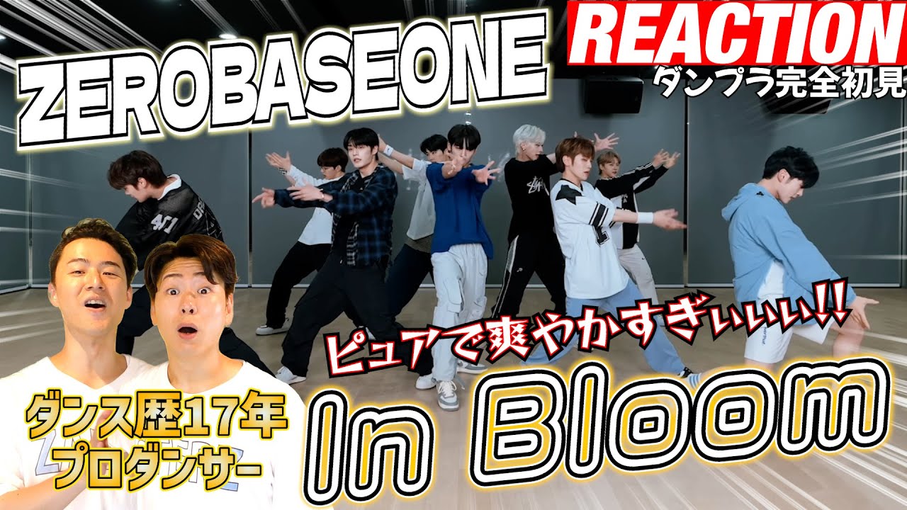 【初見リアクション】すげぇグループが爆誕したな！ZB1を知らないプロダンサーが「ZEROBASEONE (제로베이스원) 'In Bloom' DancePractice」を観てみた反応