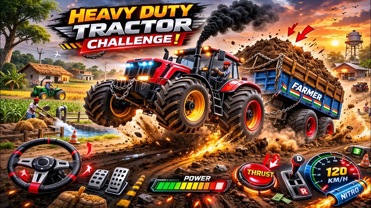 Modern Tractor Farming: Real Driving Simulator 2026 🚜 - Android Gameplay