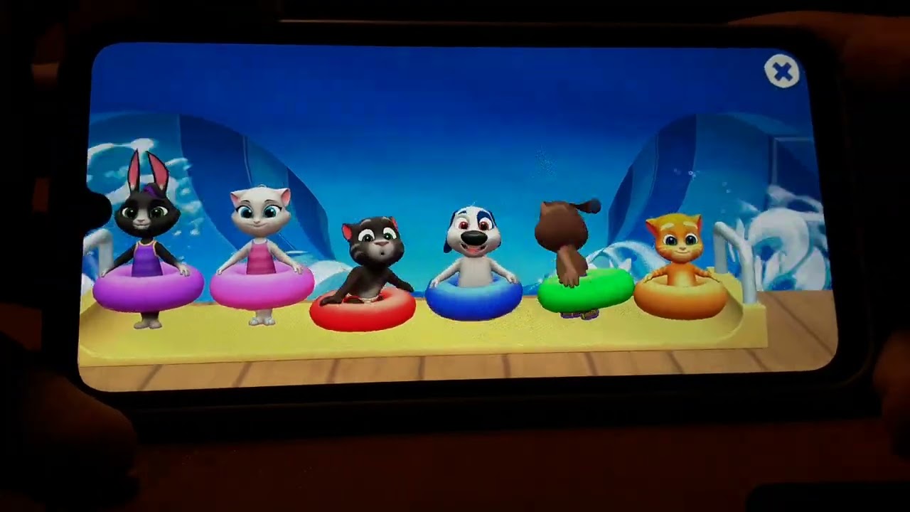 Играю в игру Мой Говорящий Том друзья 2. Веселимся вместе с моими друзьями.