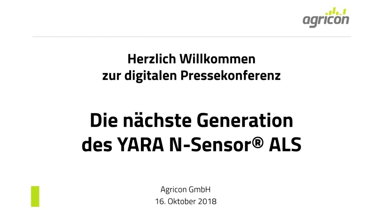 agricon | Die n&auml;chste Generation des YARA N Sensor&reg; ALS 2