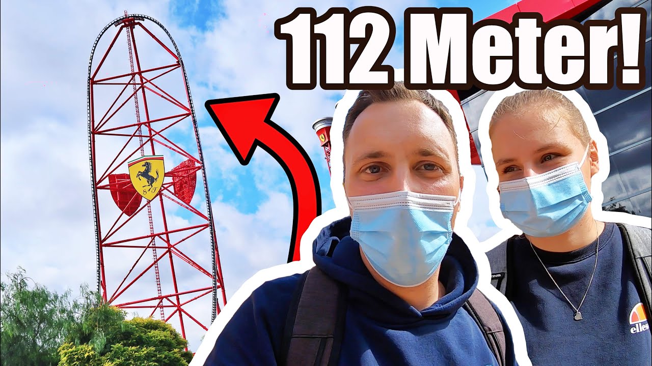 Die höchste & schnellste Achterbahn Europas 🚫 GESCHLOSSEN? | Ferrari Land | Barcelona Trip 2021 - 03