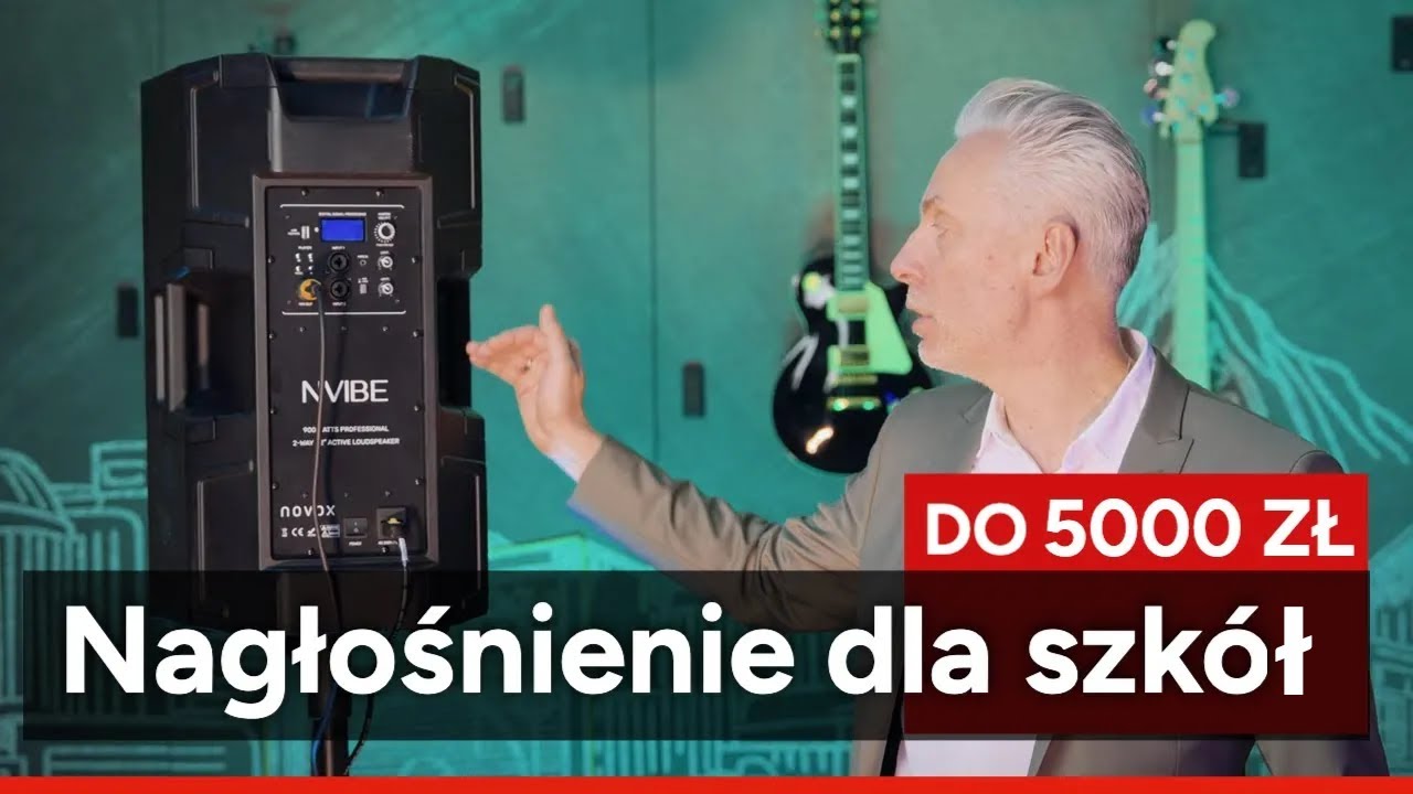 NOVOX NVIBE12 + NVIBE SUB15 - Nagłośnienie dla szkół / domu kultury / DJ do 5000 zł?