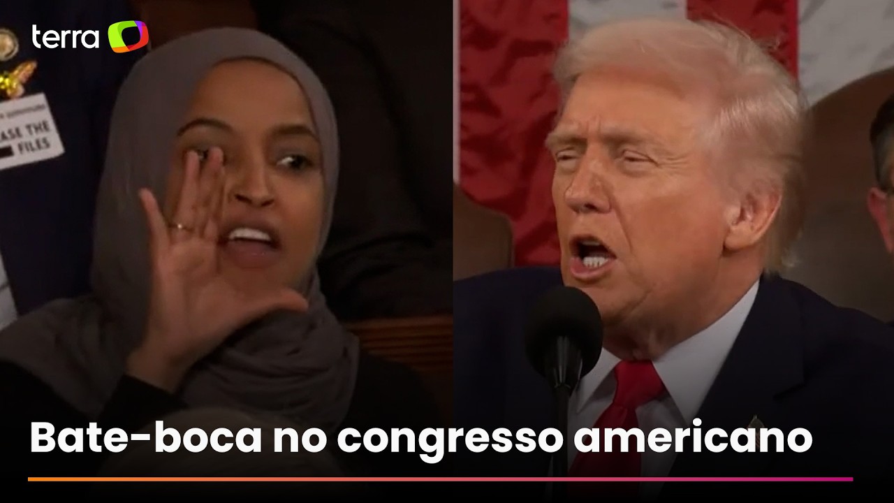 Trump é chamado de ‘mentiroso’ por deputada durante discurso no congresso americano