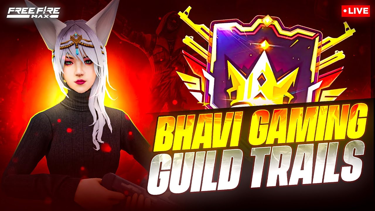 FREE FIRE 🔥 LIVE IN TELUGU😁|Hardest Guild Trails Live ❤️ #fflivetelugu #fflive #fftelugulive