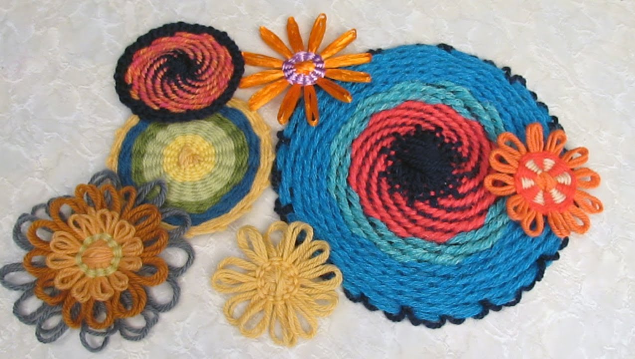 Flower Looms - Double Woven Flowers in Four Styles