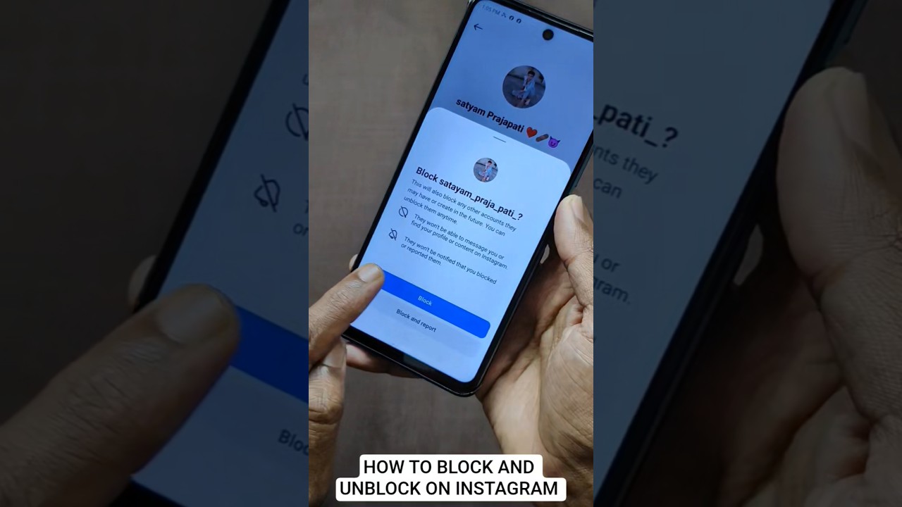 HOW TO BLOCK AND UNBLOCK ON INSTAGRAM