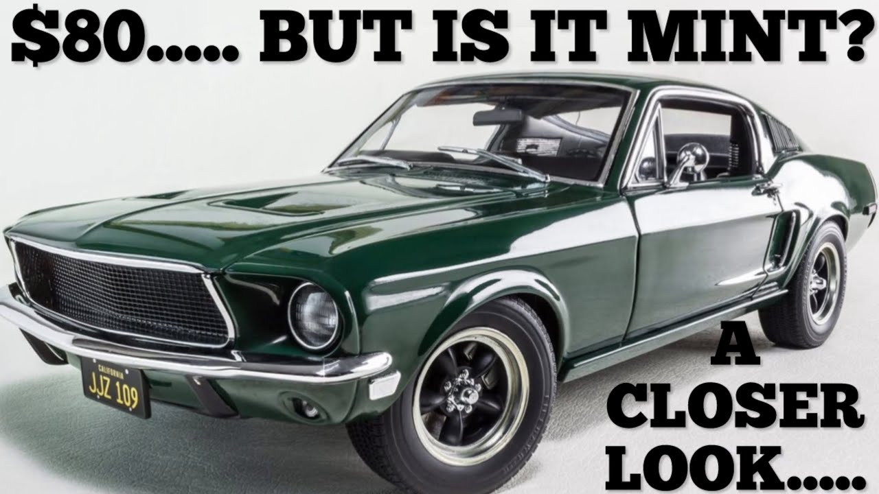 Glenns $80 1:18 Auto Art Bullitt Mustang...... A Closer Look......