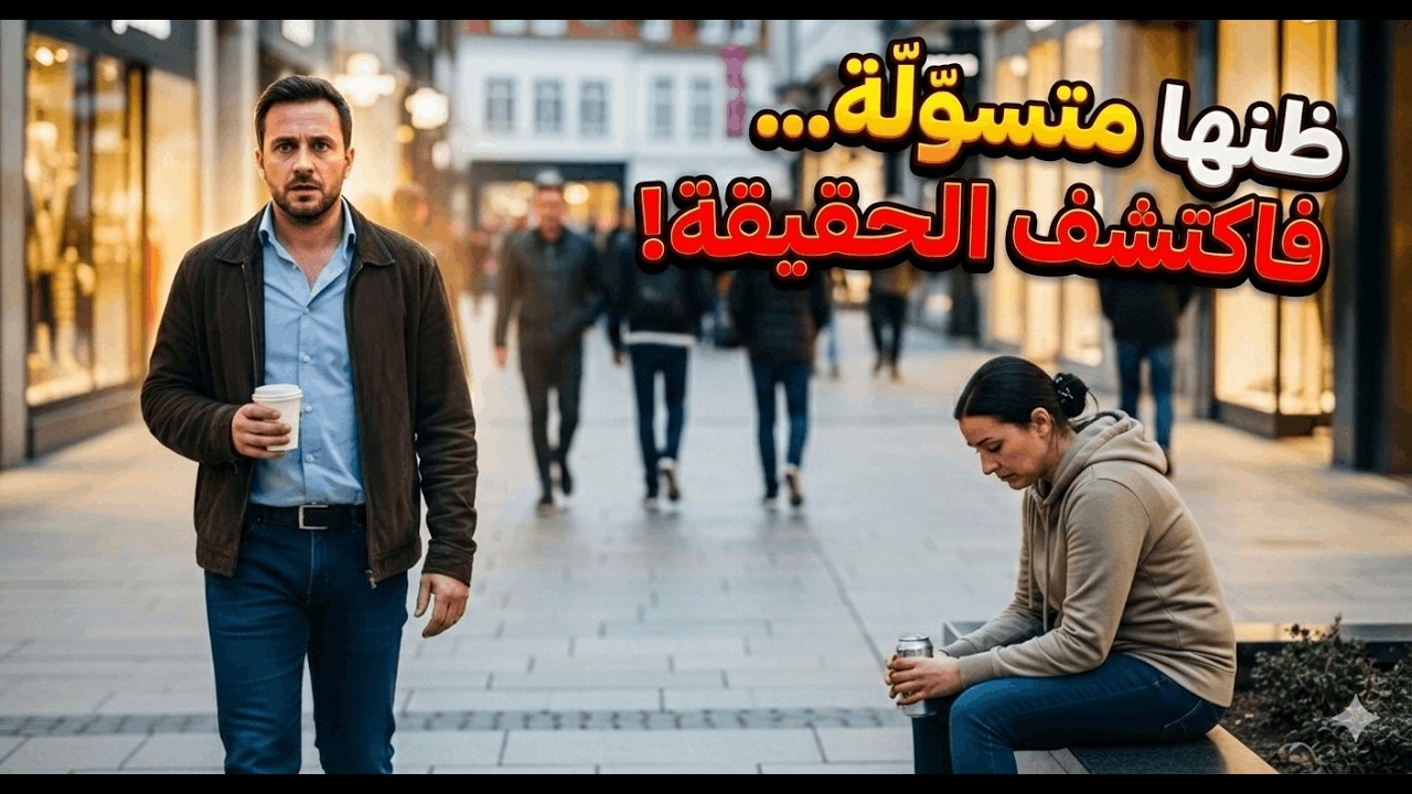 رآها تتسوّل أمام المول… فاكتشف أنها حبيبته التي اختفت منذ 12 سنة! النهاية ستصدمك