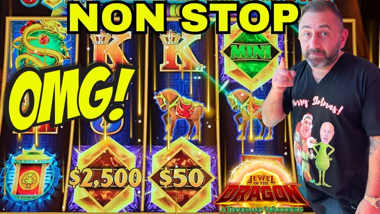 INSANE WIN...NON STOP BONUSES!!! BEST VIDEO EVER ON JEWELS OF THE DRAGON!!! CRAZY PROFIT