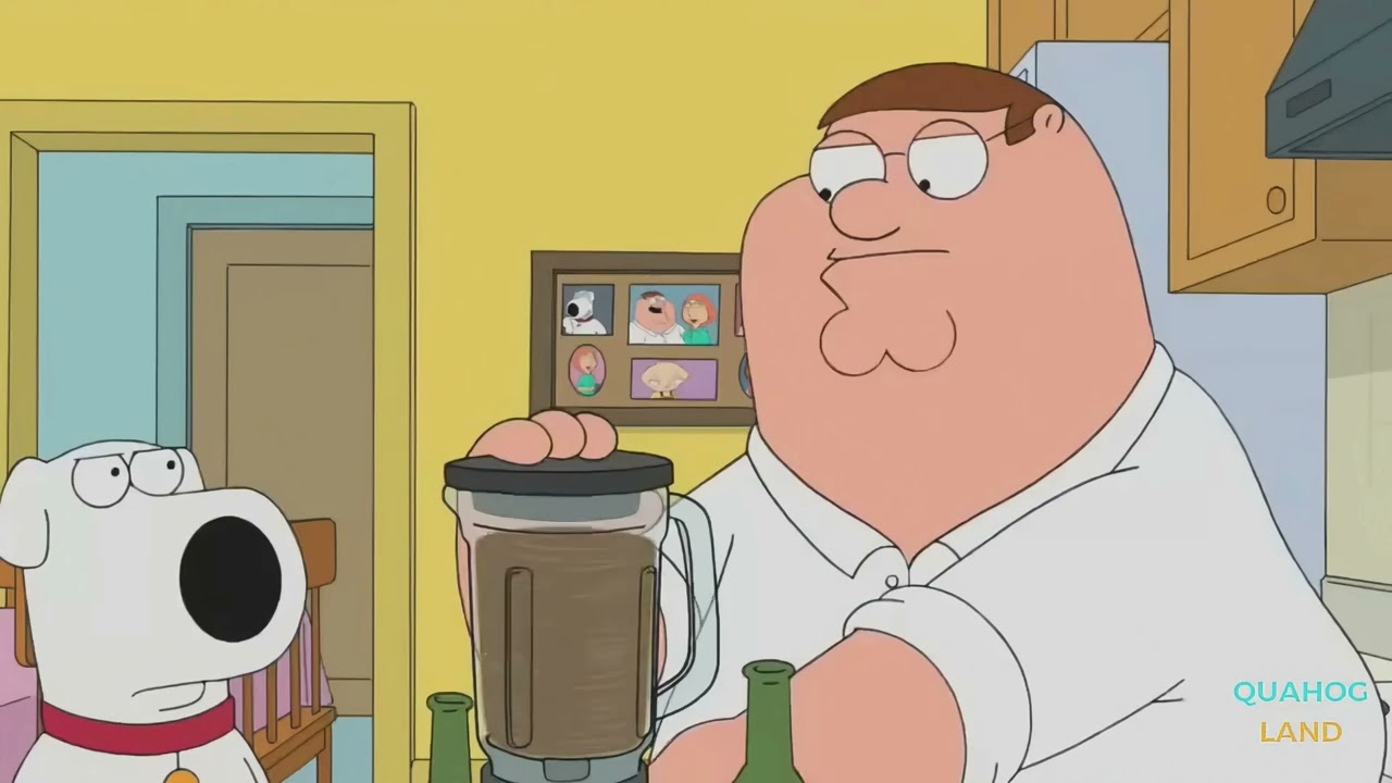 Family Guy Peter Blends his Red Bull for 30 Seconds