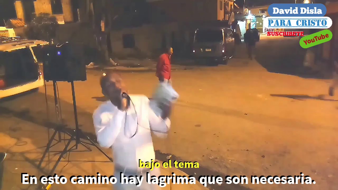 (David Disla) en esto camino hay lagrima que son necesaria.