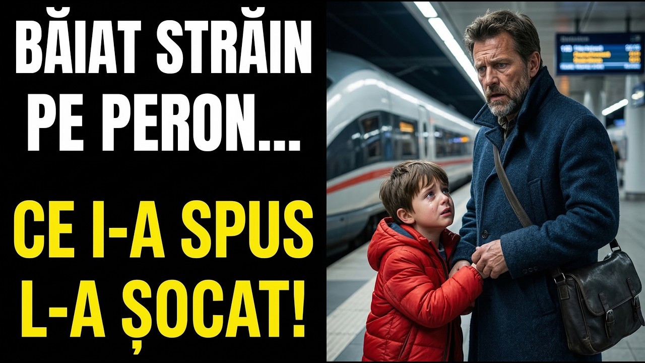 Băiatul s-a apropiat de un străin în gară și l-a rugat SĂ NU PLECE, iar când a explicat de ce...
