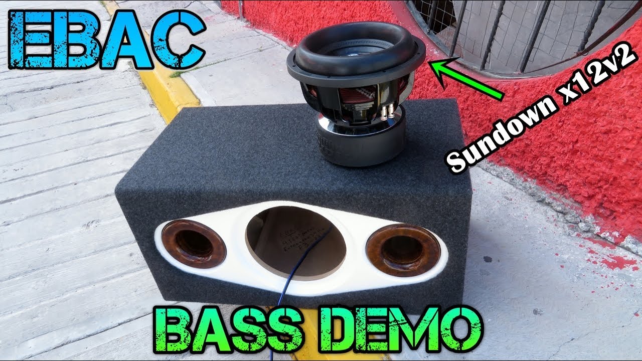 Proyecto Cajón para Sundown X 12 V2 Doble Aereport De MDF Parte 3 DEMO | EBAC