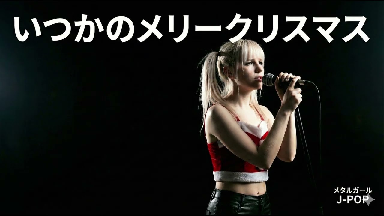 【海外メタルガールが歌ってみた】いつかのメリークリスマス - B'z (J-POP AI Metal Rock Cover)
