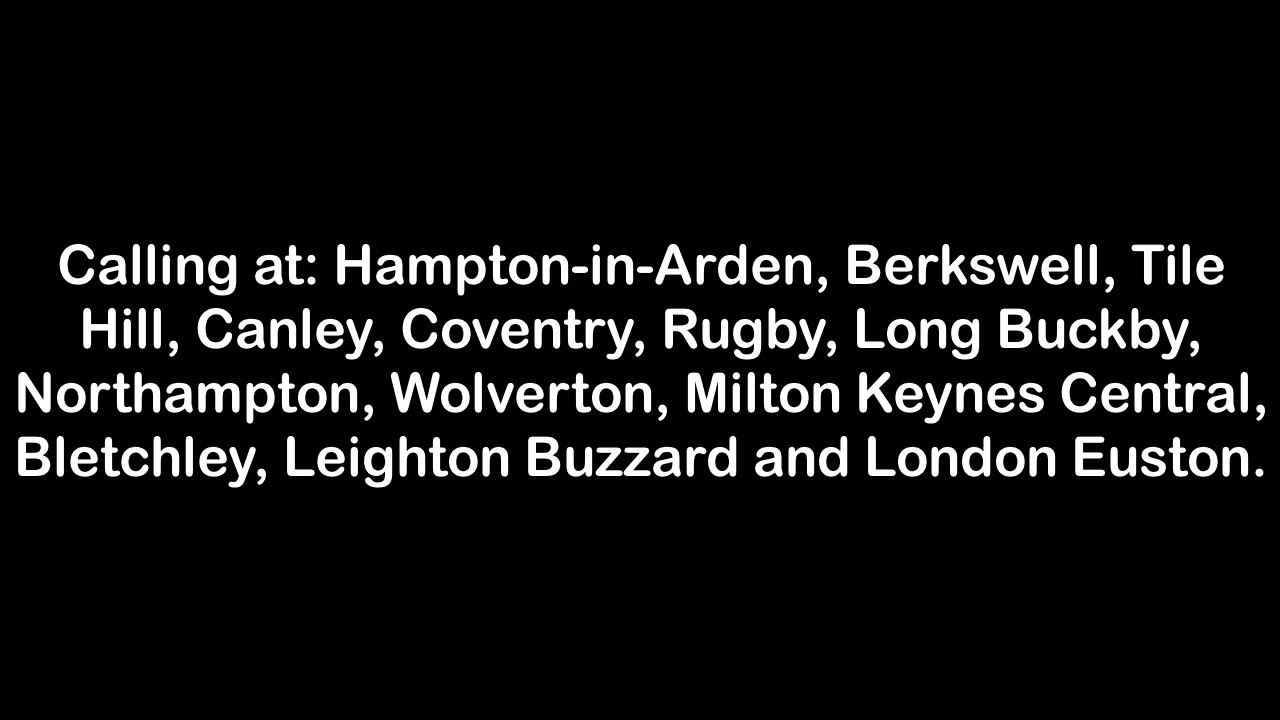 Birmingham International Announcements 03/11/20