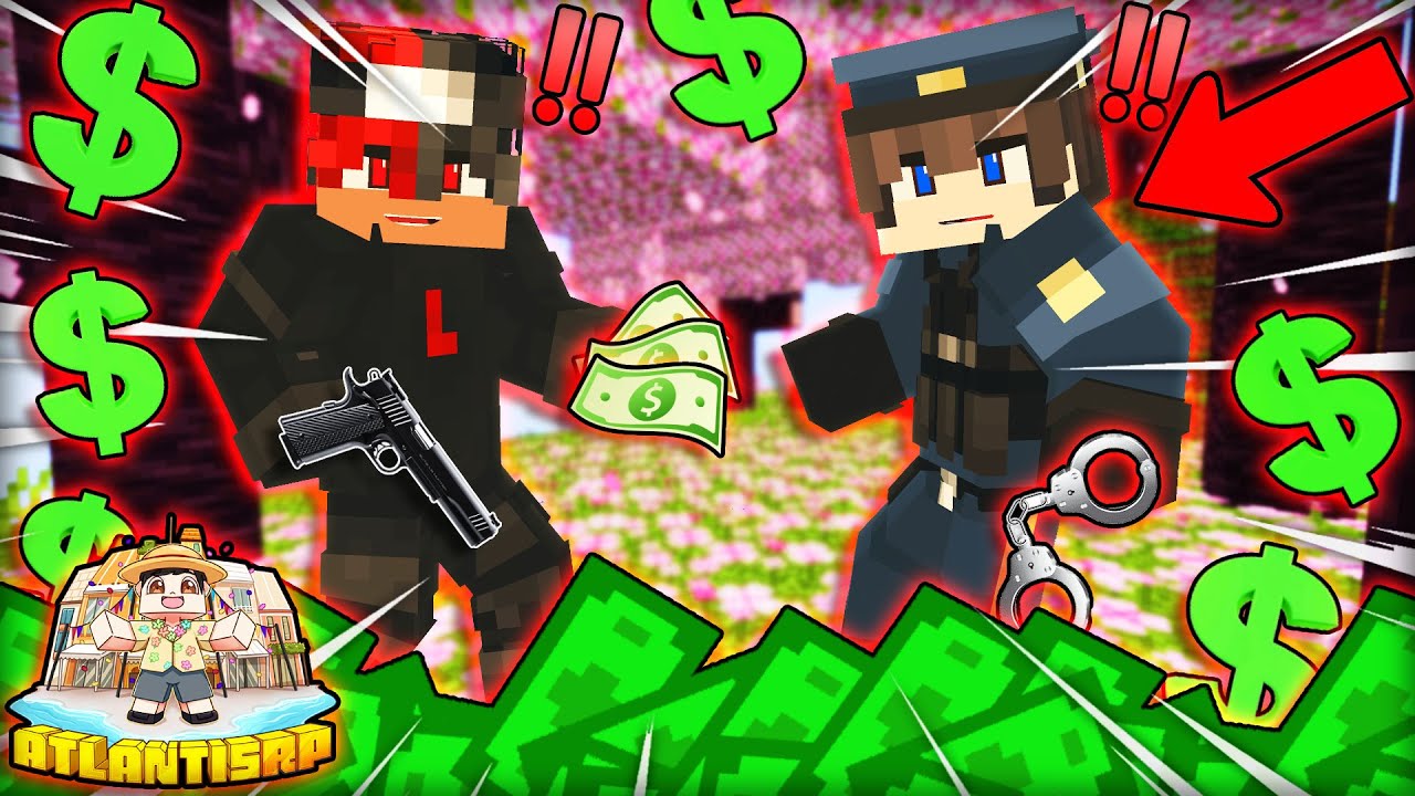 CORROMPO la POLIZIA mentre RAPINO con la MIA MAFIA su MINECRAFT | AtlantisRP