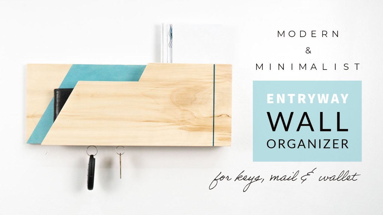 how to build a key hanger : Never Lose Your Keys Or Mail Again!