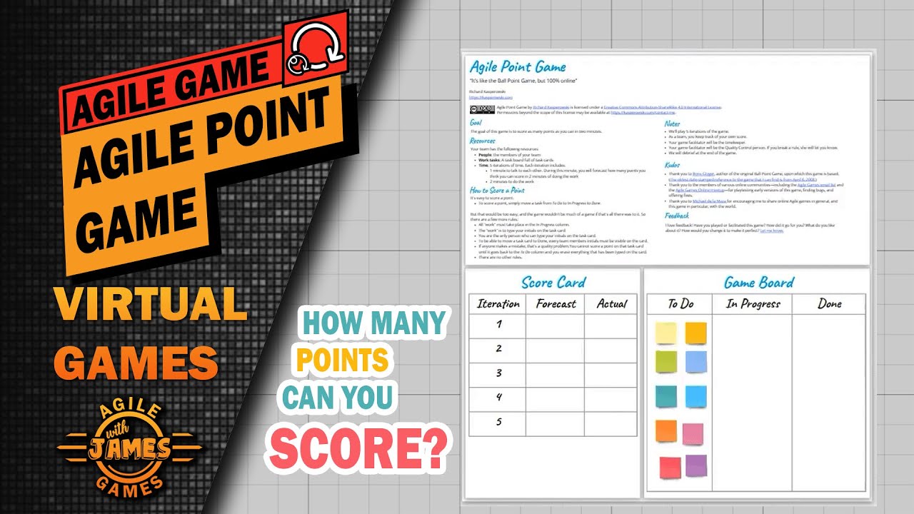 Agile Point Game - Agile Game - Miro - Mural