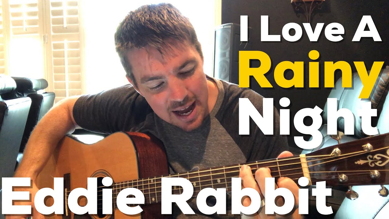 I Love A Rainy Night | Eddie Rabbit | Beginner Guitar Lesson | 80's Country