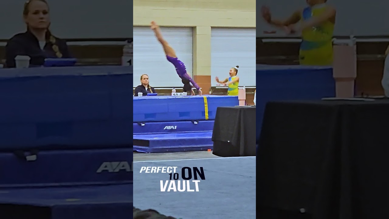 Perfect 10 on the Vault at Xcel Bronze Level! 