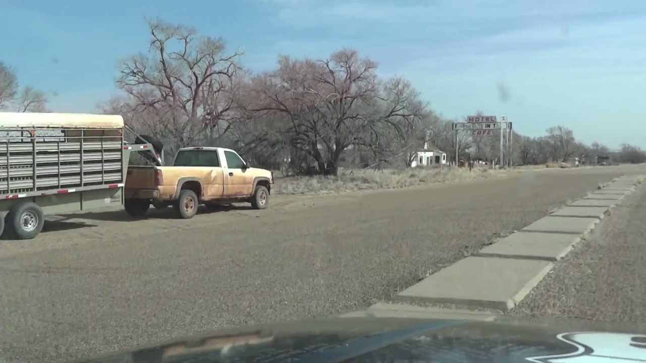 Roaming Rich on Route 66 in Glenrio   Texas New Mexico border