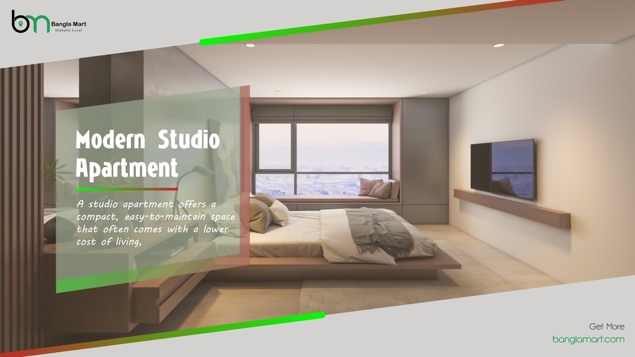 Modern Studio Apartment Rental in Dhaka, Bangladesh | Bangla Mart