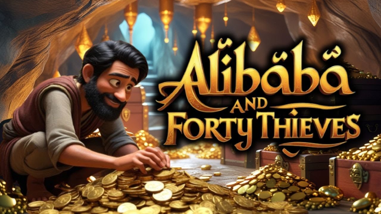 Ali Baba and the Forty Thieves | Animated Adventure Story for Kids |