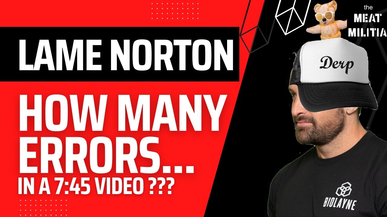 Layne Norton - How Many Errors in Under 8 Minutes ???