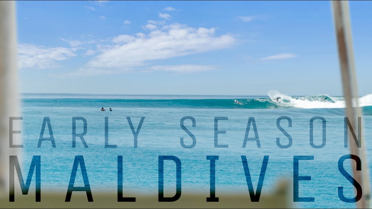 SURFING EMPTY PERFECTION - EARLY SEASON MALDIVES