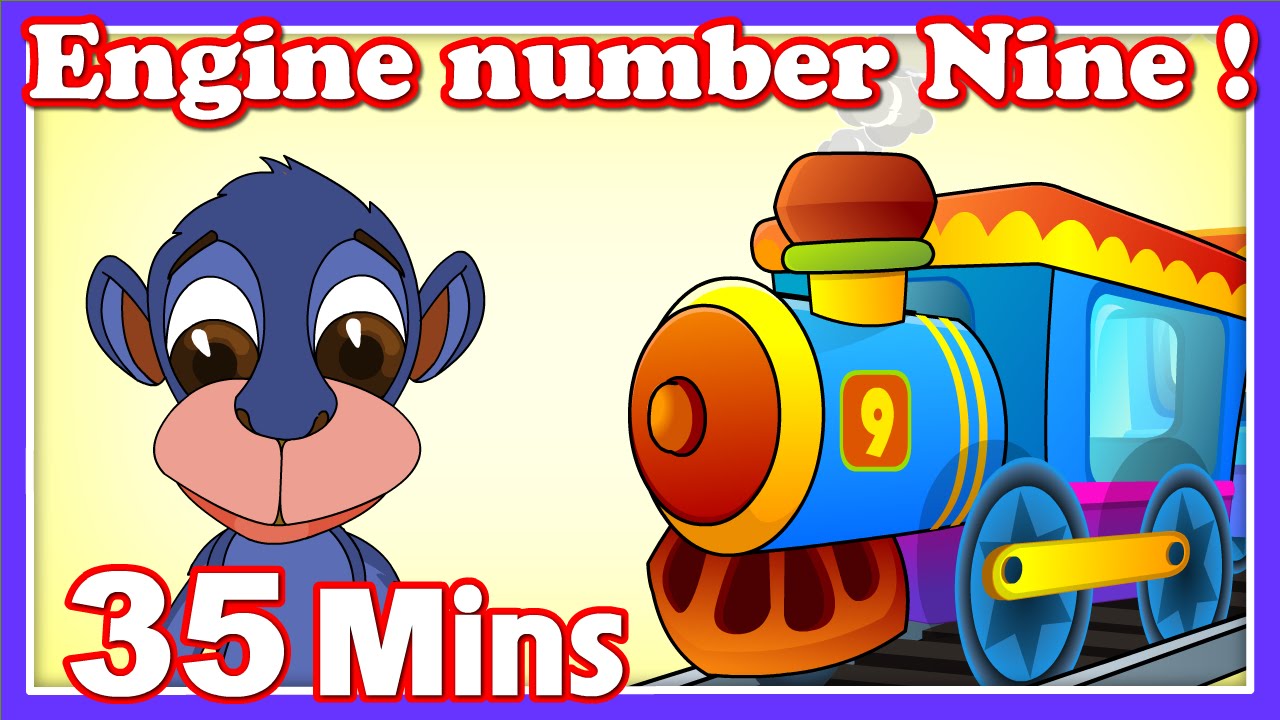 Engine Number Nine Rhymes | Plus Lots More Kids Nursery Rhymes| 35 Minutes Compilation from Magicbox