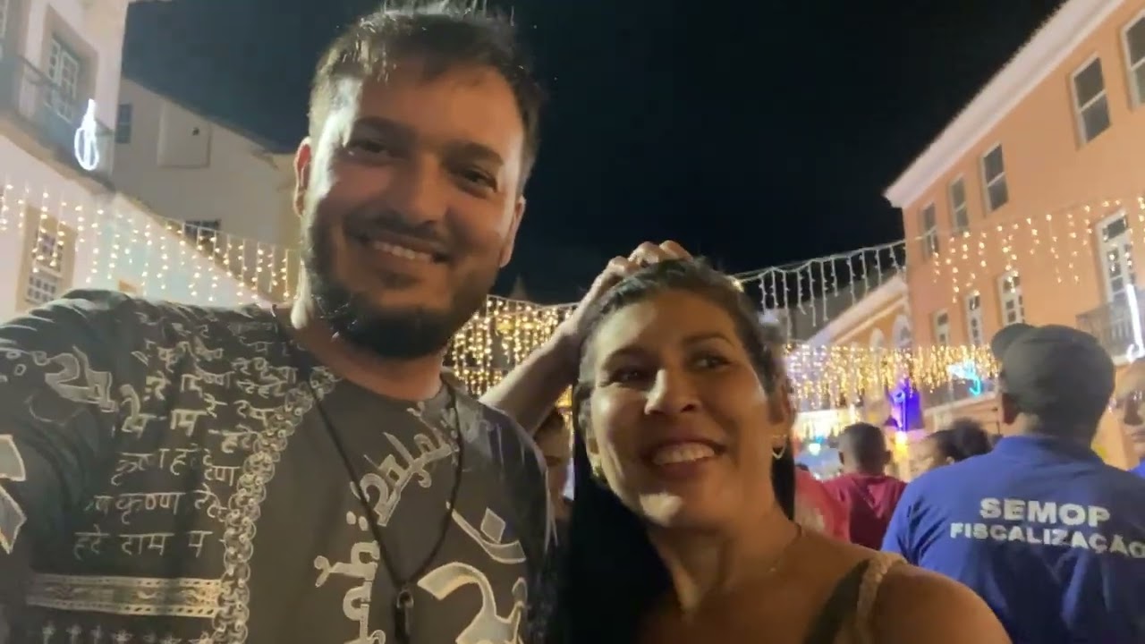 Luzes de Natal no centro histórico de Salvador, não acreditei que ficou assim.
