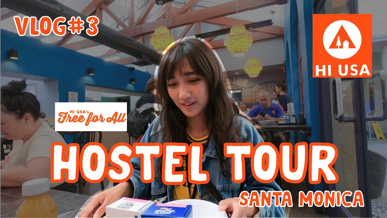 VLOG #3｜HI SANTA MONICA HOSTEL TOUR｜台大交換學生