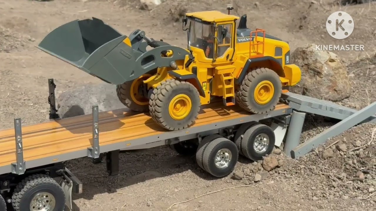 Tamiya king hauler,,huina and volvo👌👌🤟🤟