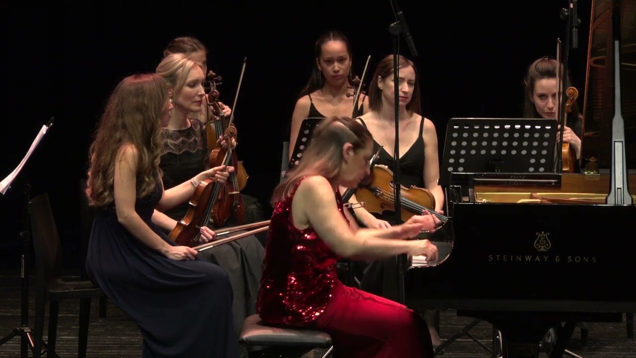 Gershwin Rhapsody in Blue arranged for Piano ,Strings, Nadia Weintraub pianist Talia Ilan Conductor