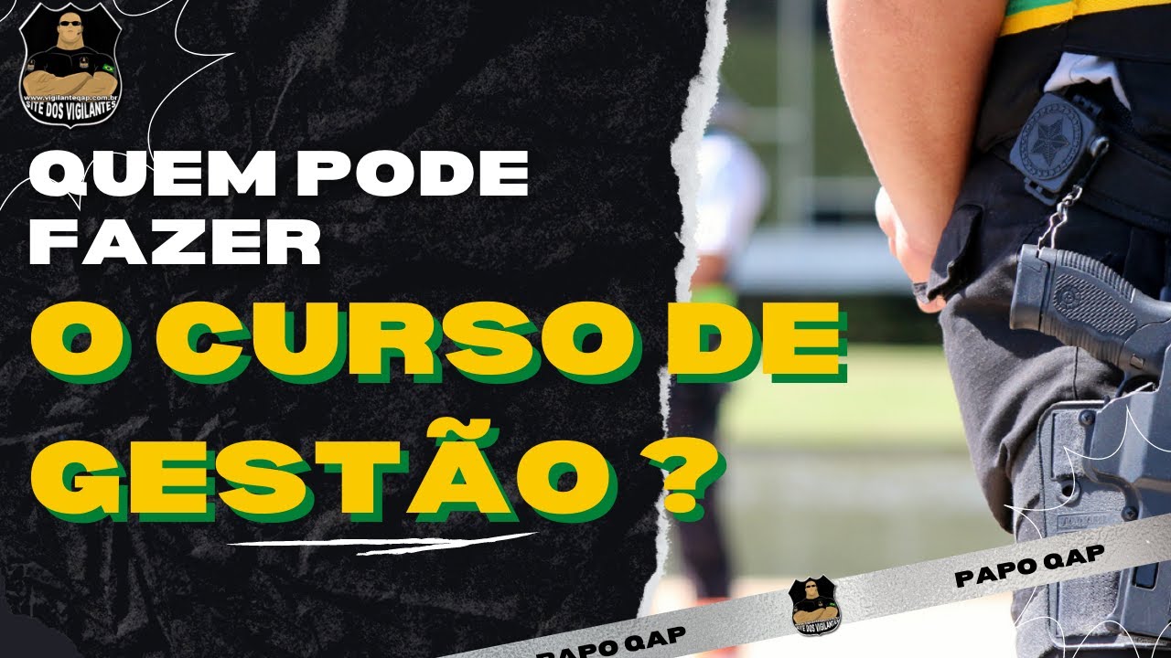 Quem pode fazer o curso de Gestão em Segurança Pública e Privada?