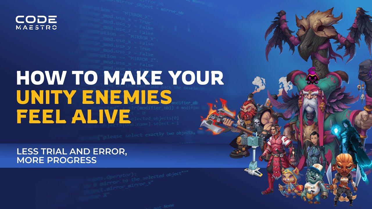 How to Make Your Unity Enemies Feel Alive with Code Maestro