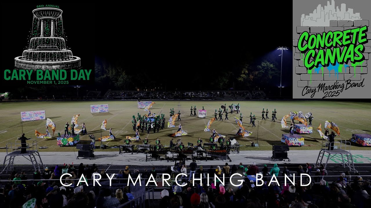 Cary Marching Band – Concrete Canvas, 2025 Cary Band Day, 11/01/2025