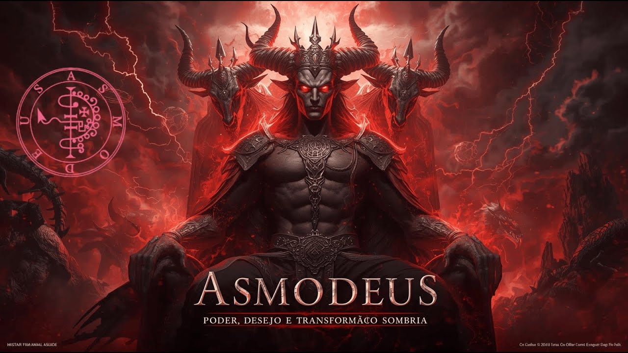 🔥 Invocação de Asmodeus — Poder, Desejo e Transformação Sombria