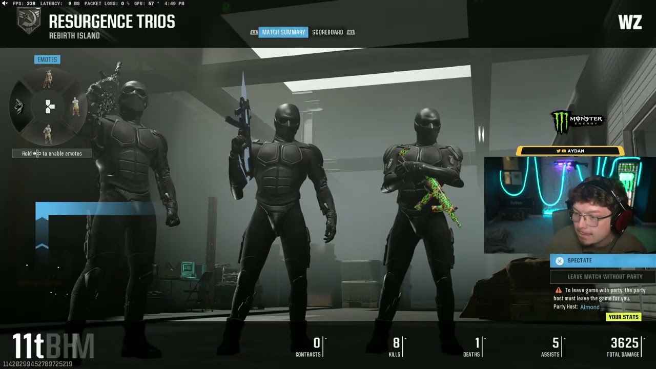 Aydan exposed as bot in tournament with completely different aim.