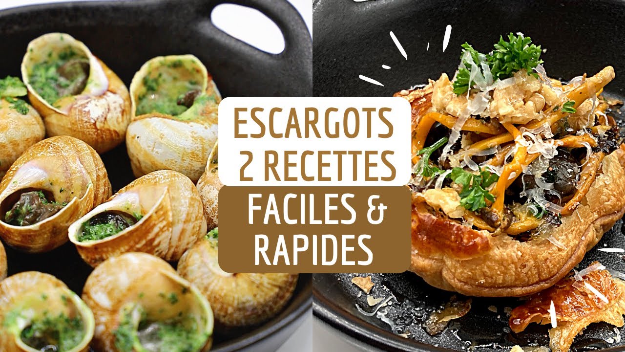 Les escargots en persillade / La tartelette aux escargots