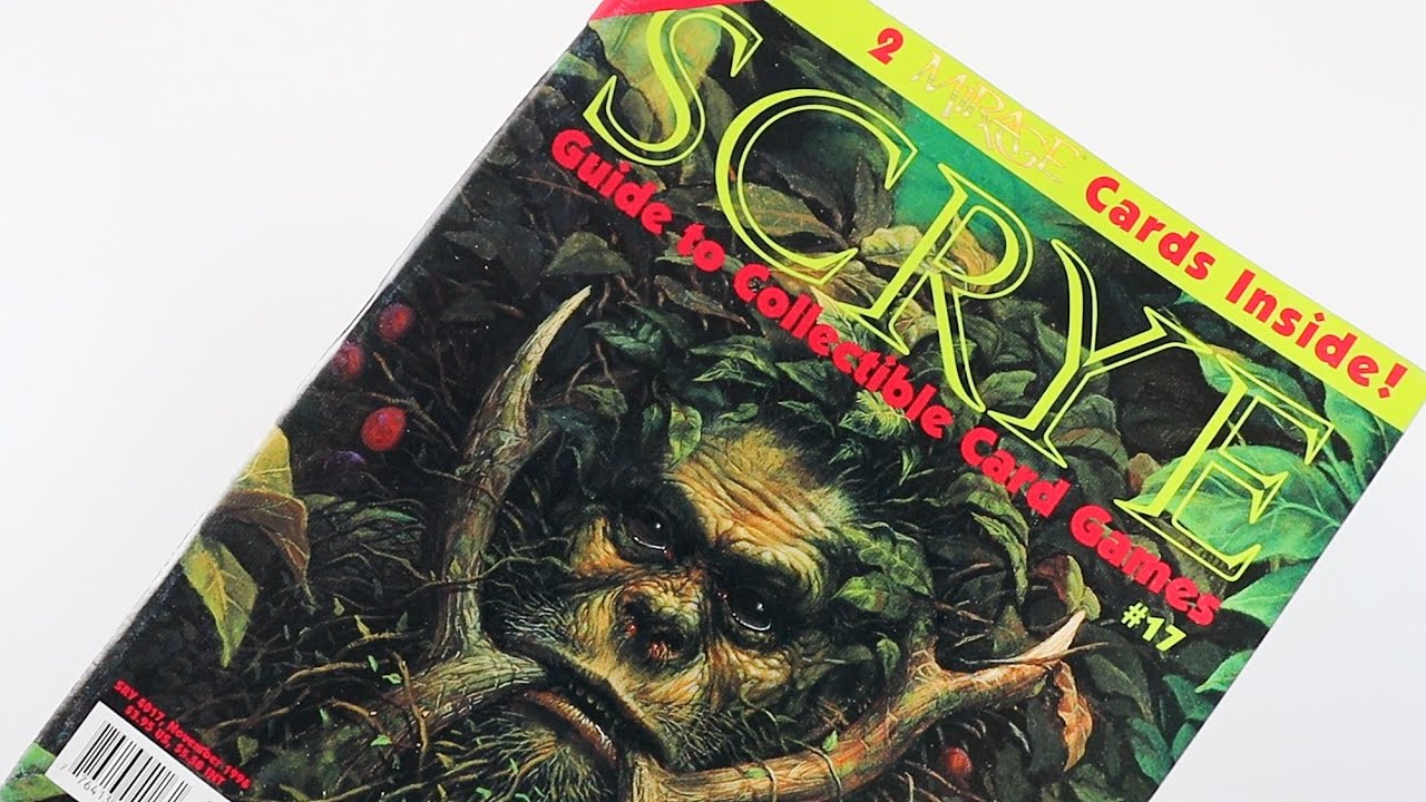 What's Inside? - SCRYE Guide To Collectible Card Games (CCG) Magazine #17 (November 1996) - Unboxing