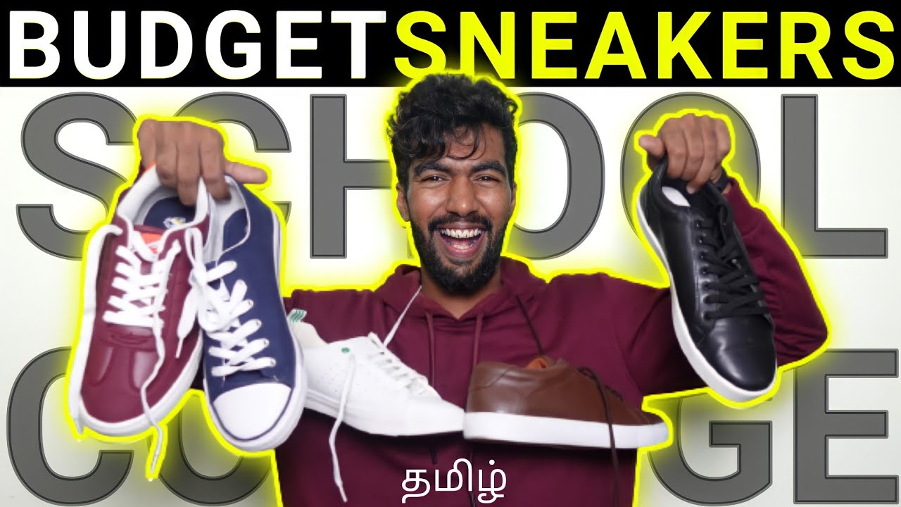 5 Budget Sneakers For Men | High Quality | Men's Fashion | தமிழ்