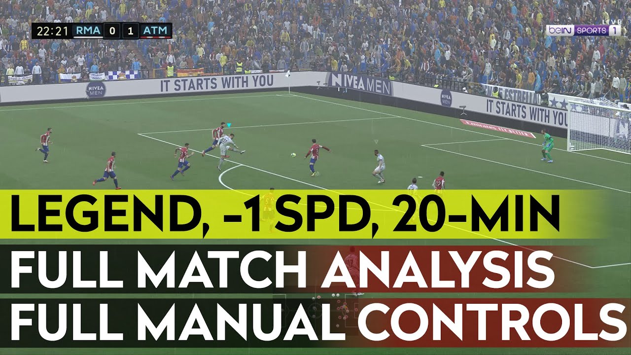 Real Madrid vs Atletico Madrid | Full Realism | Full Manual | Legend | PES2021