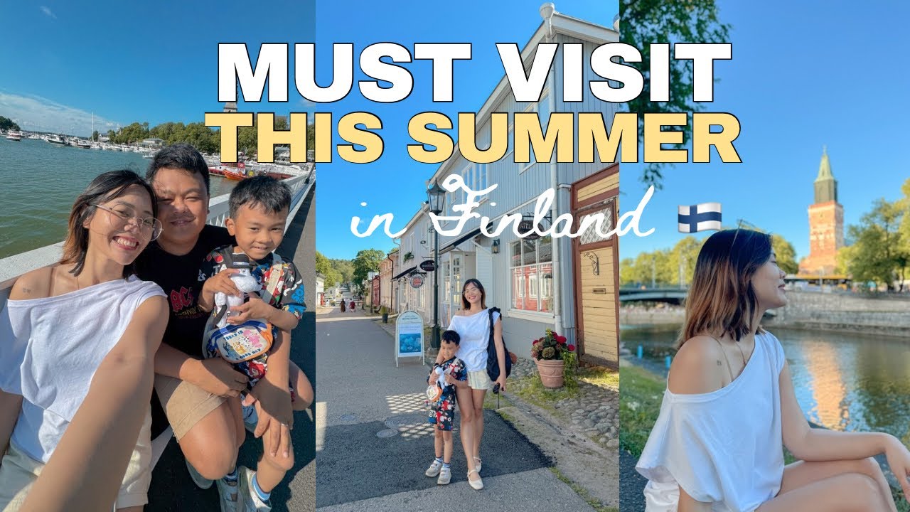 BEST PLACES TO VISIT IN FINLAND DURING SUMMER🇫🇮🇵🇭Filipino Life in Finland | Naantali and Porvoo