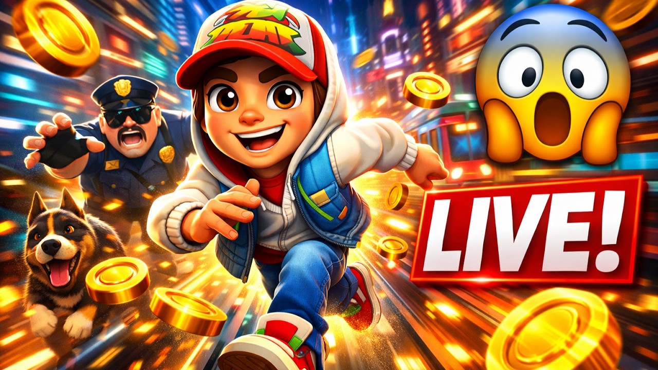 🔴 Subway Surfers LIVE: Beating My 50M High Score! 🏃‍♂️💨 #livestream  #gaming #subwaysurfers
